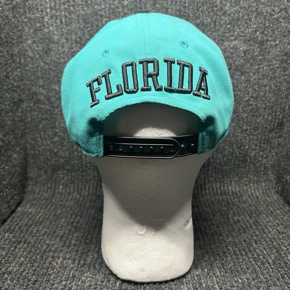 New‎ Era Florida Marlins Cooperstown Collection Teal And Black SnapBack Hat